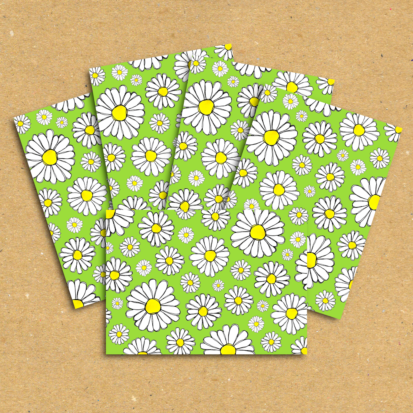No Rain, No Flowers Daisies Postcard Pack