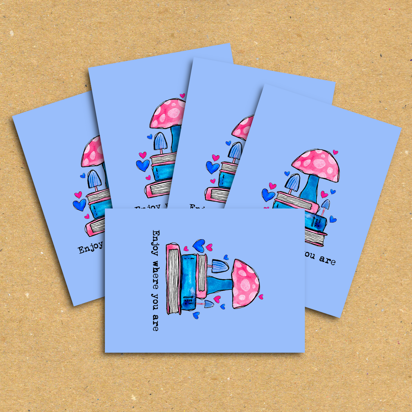 Oh So Cosy Enjoy Where You Are Postcard Pack