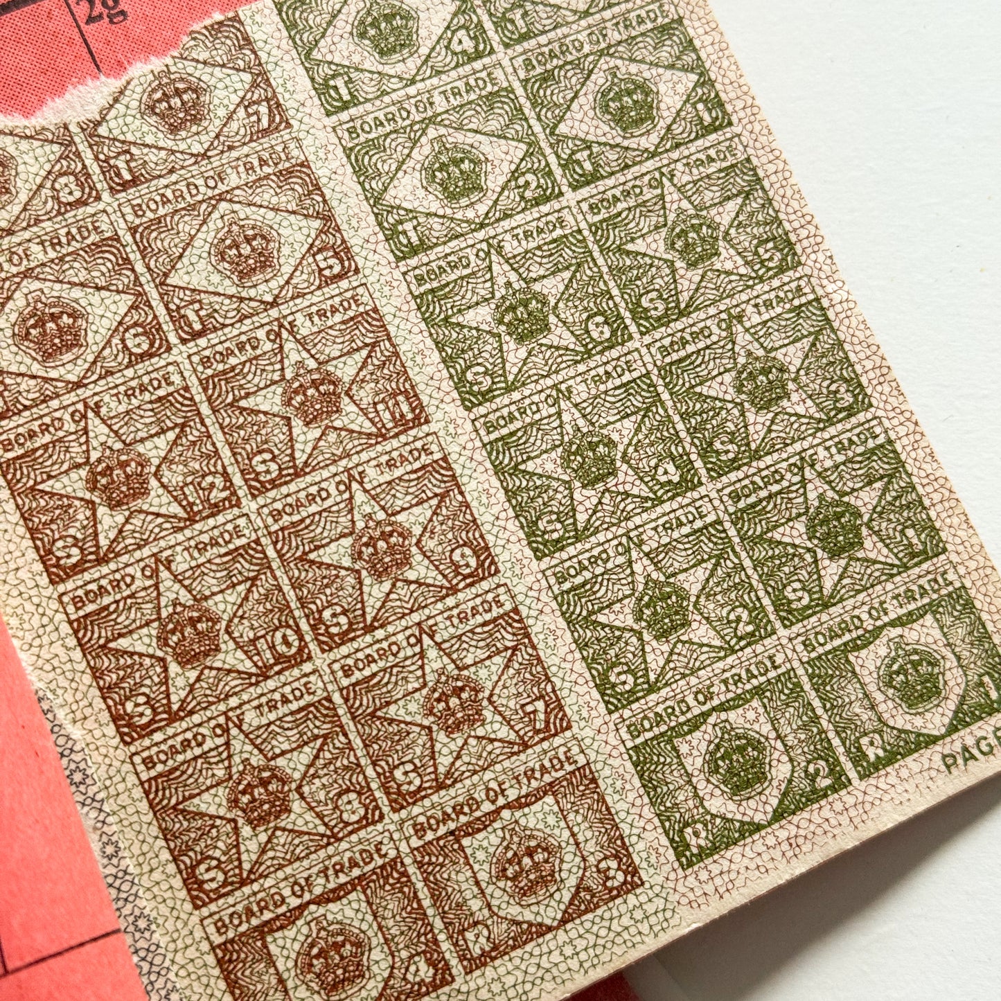 x2 Clothing Ration Books 1943-45 WW2