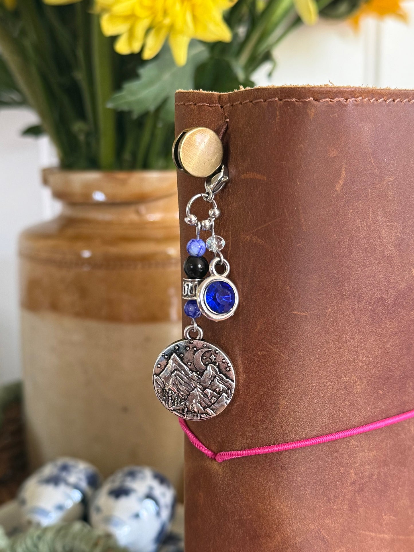 Mountain Moon Journal Charm