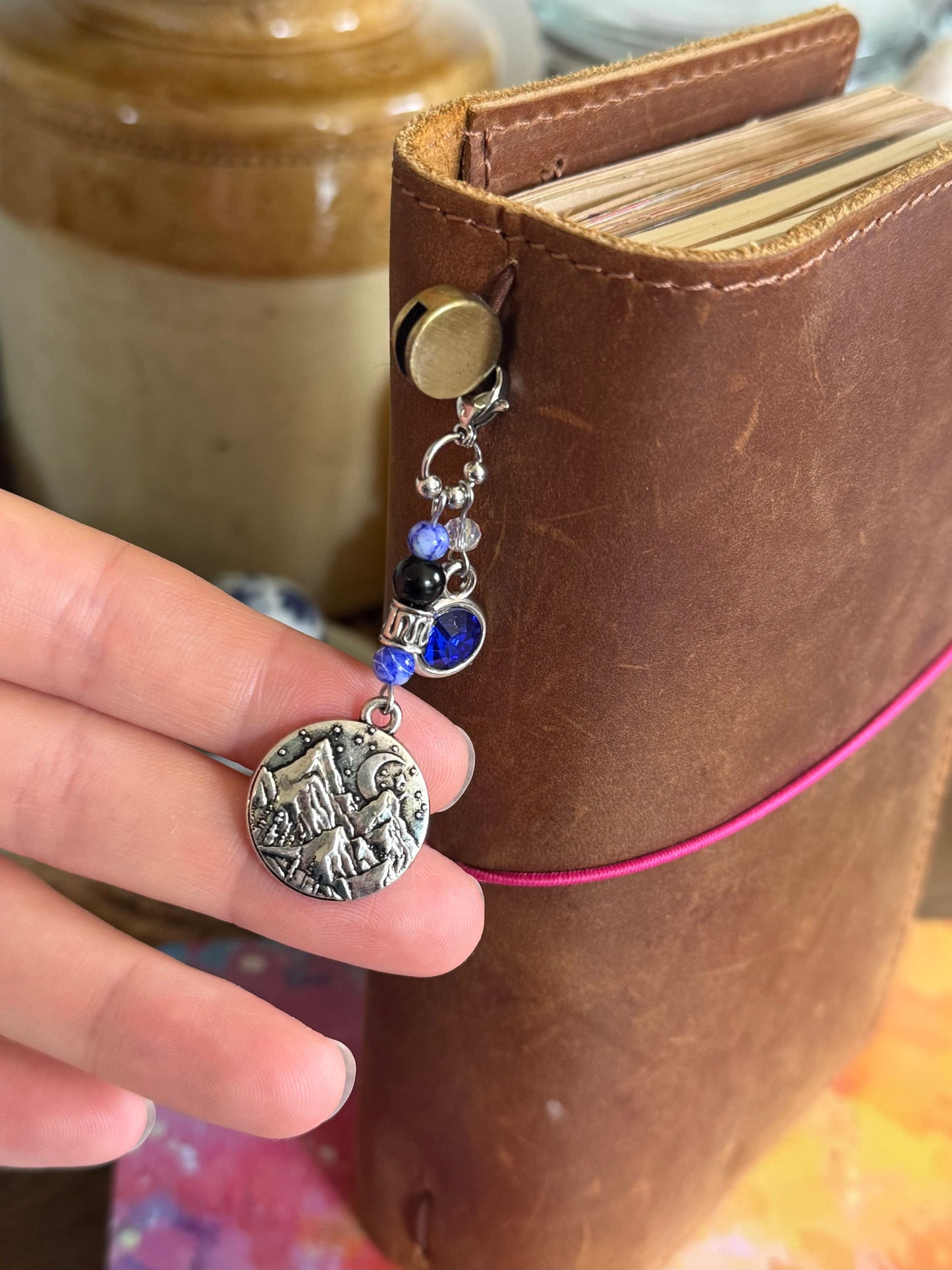 Mountain Moon Journal Charm