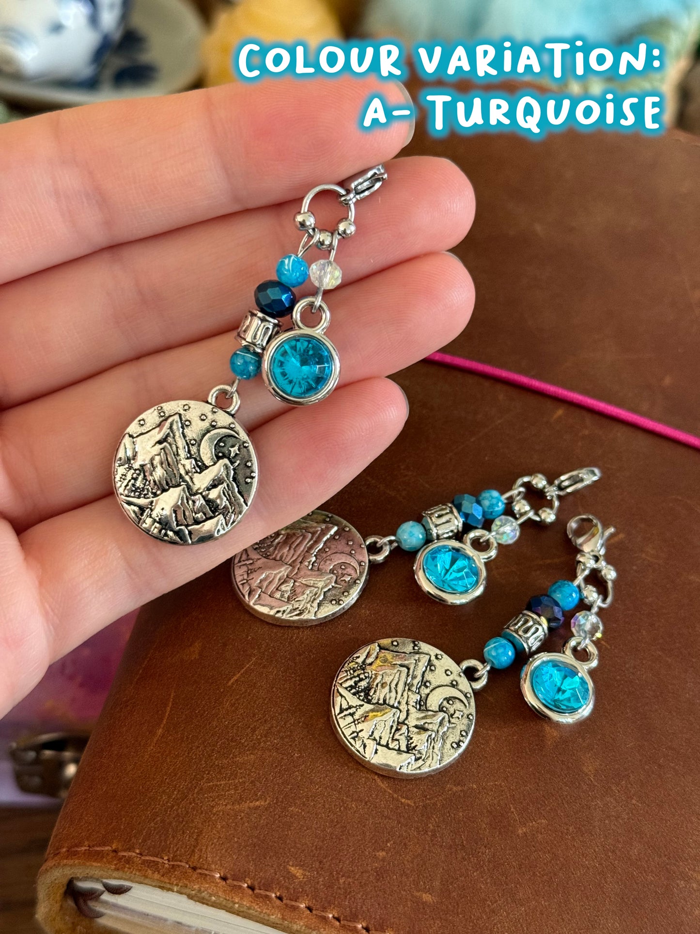 Mountain Moon Journal Charm