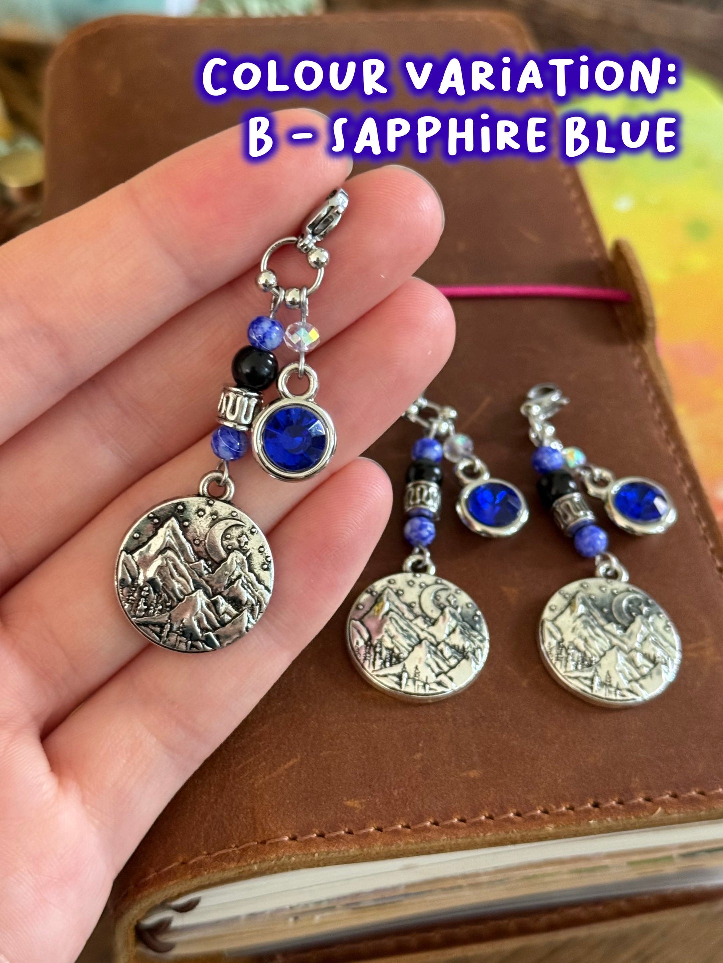 Mountain Moon Journal Charm