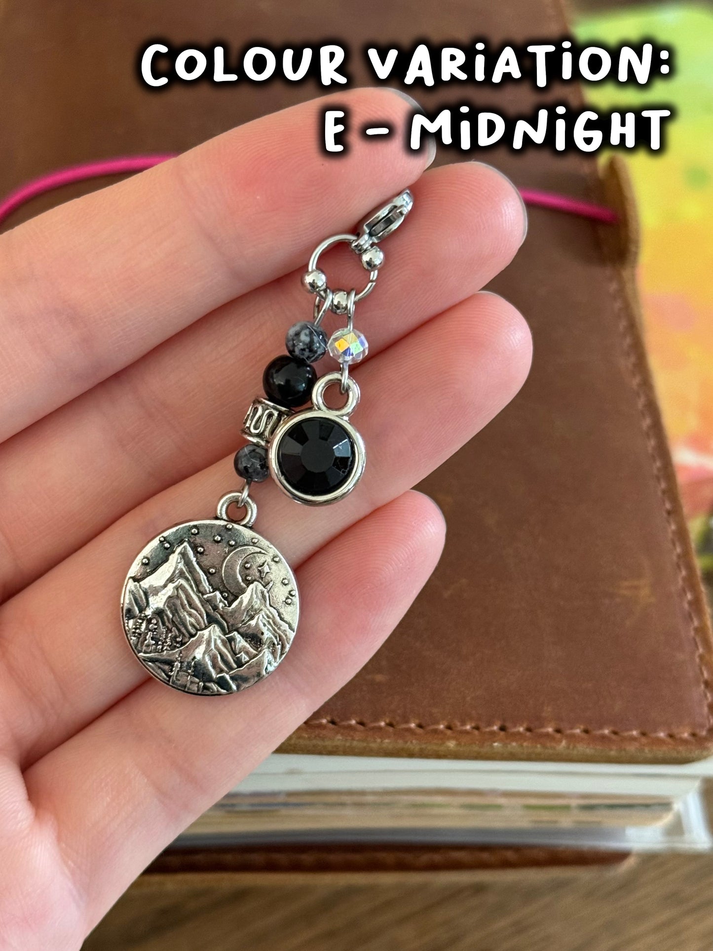 Mountain Moon Journal Charm