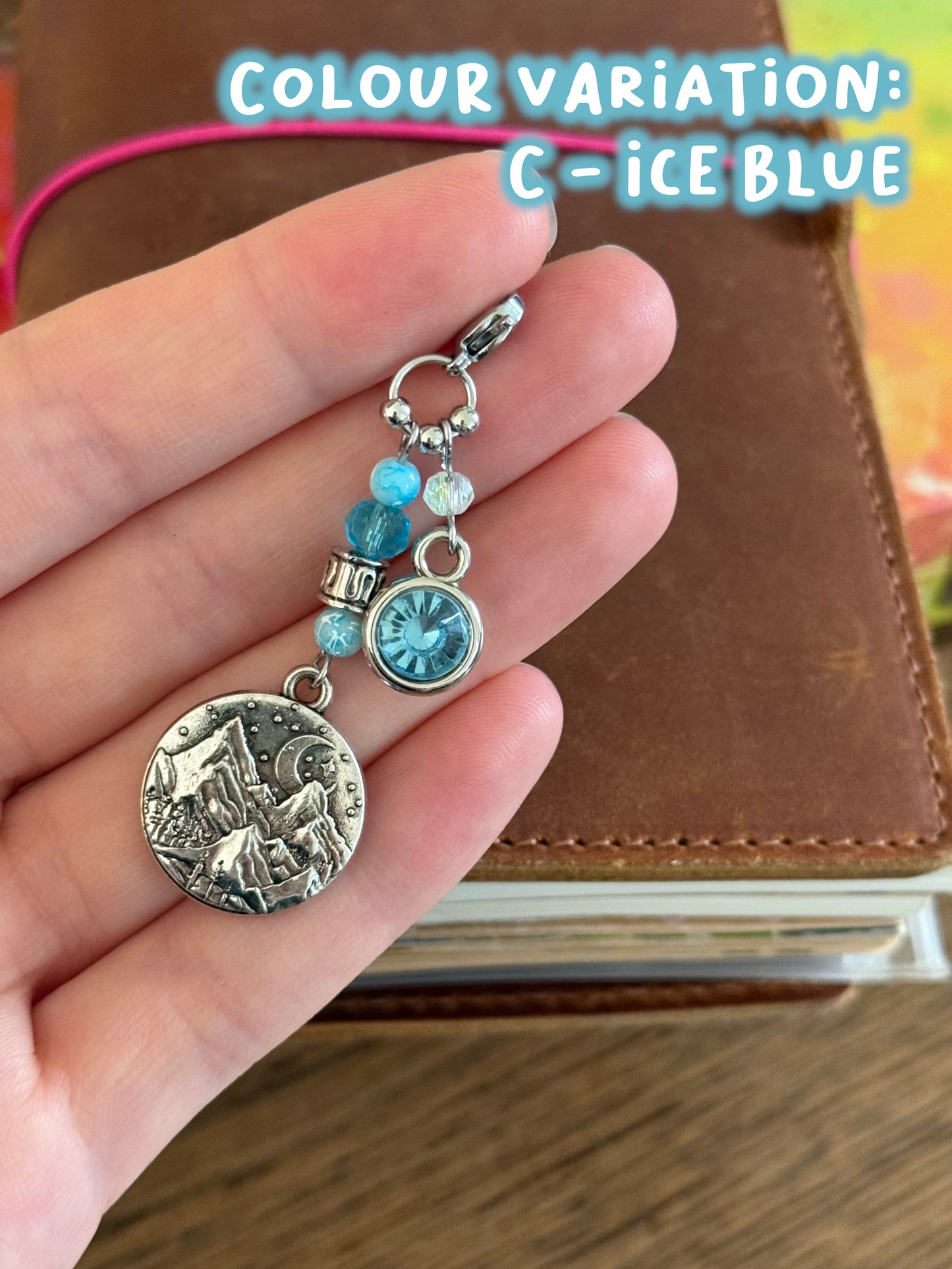 Mountain Moon Journal Charm