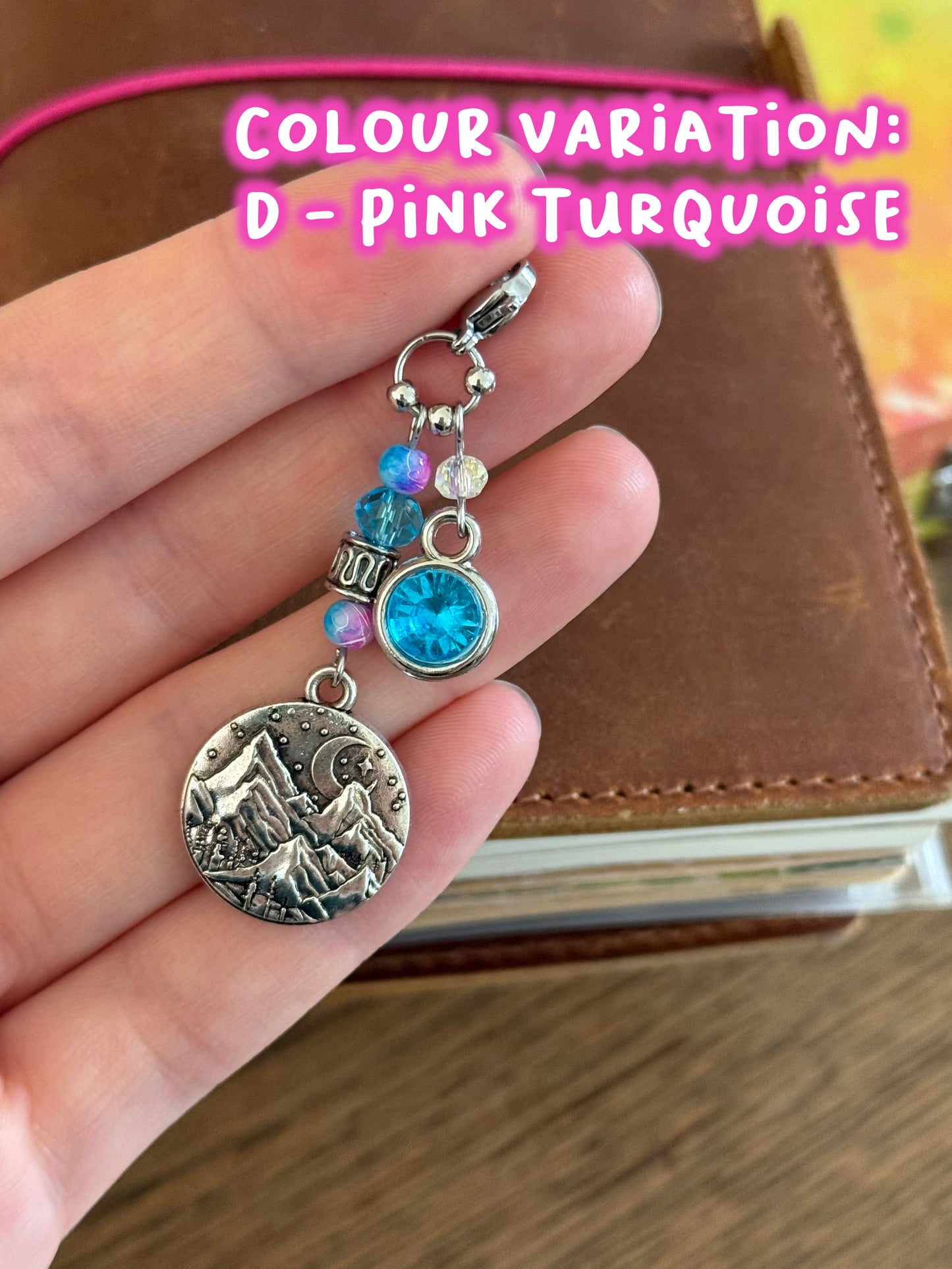 Mountain Moon Journal Charm