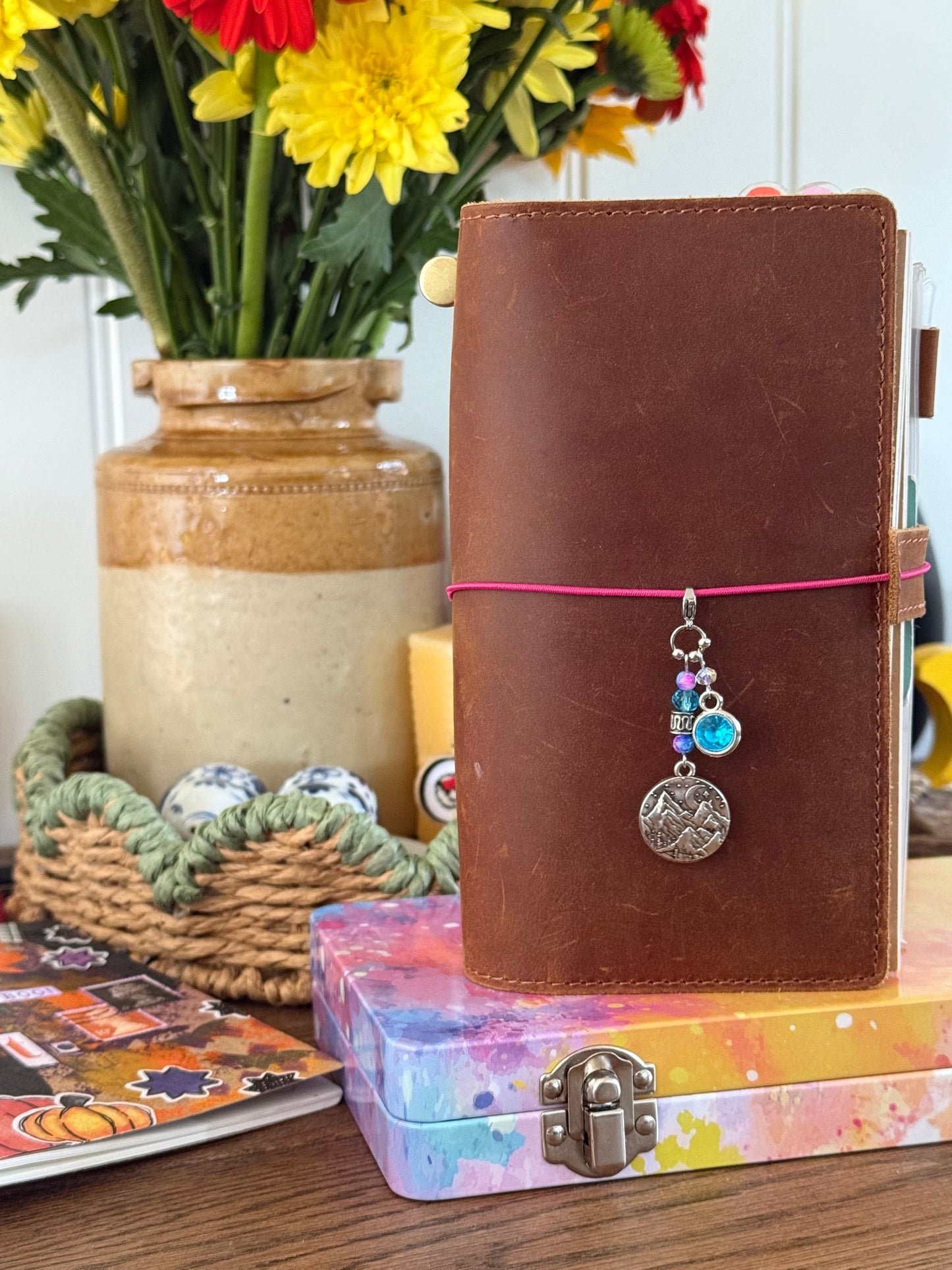 Mountain Moon Journal Charm