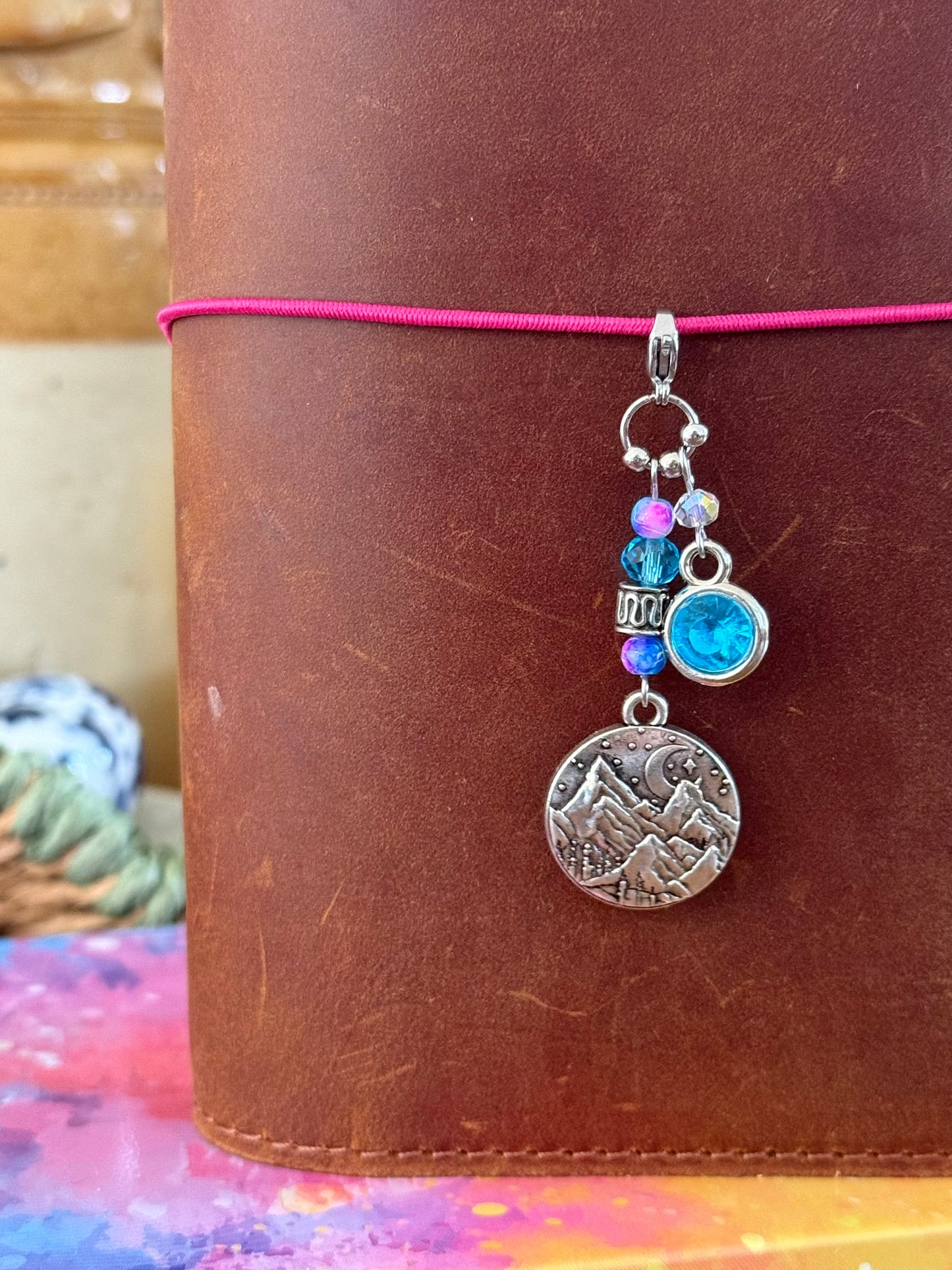 Mountain Moon Journal Charm