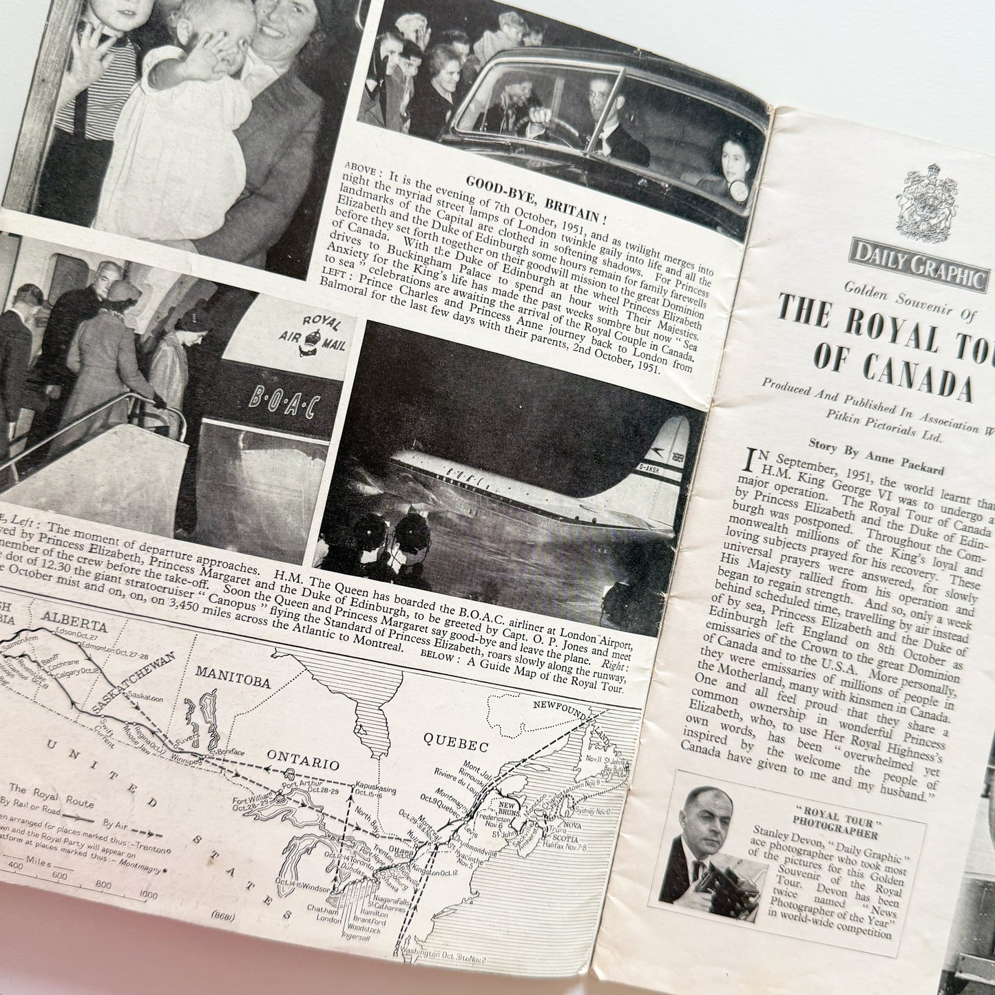 The Royal Tour of Canada 1951 Souvenir Magazine