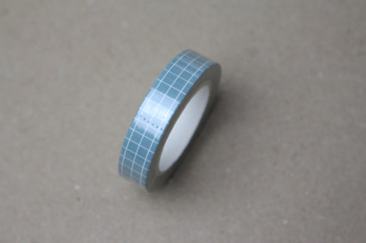 Thin Blue/Grey Grid Washi Tape