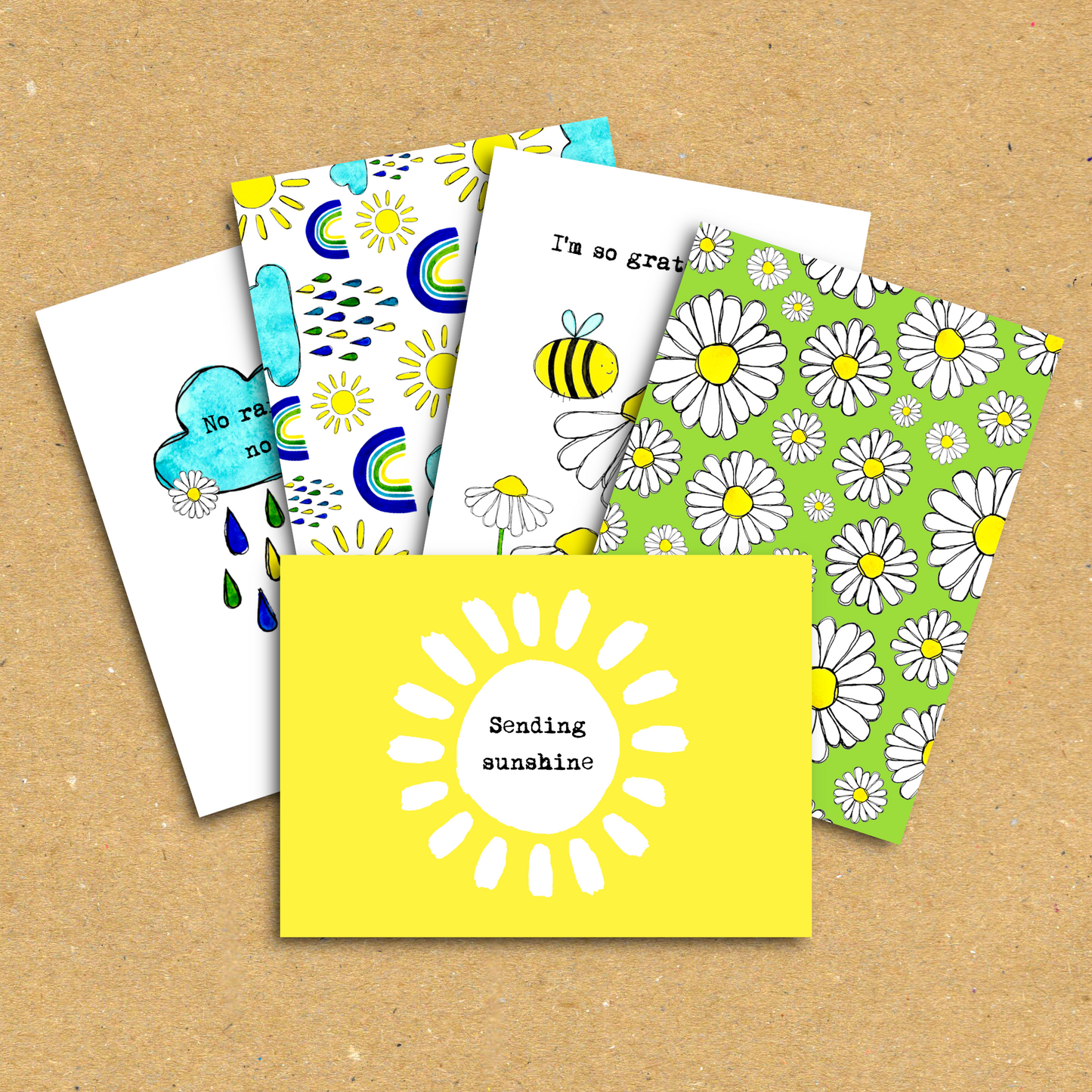 No Rain, No Flowers Multi Postcard Pack