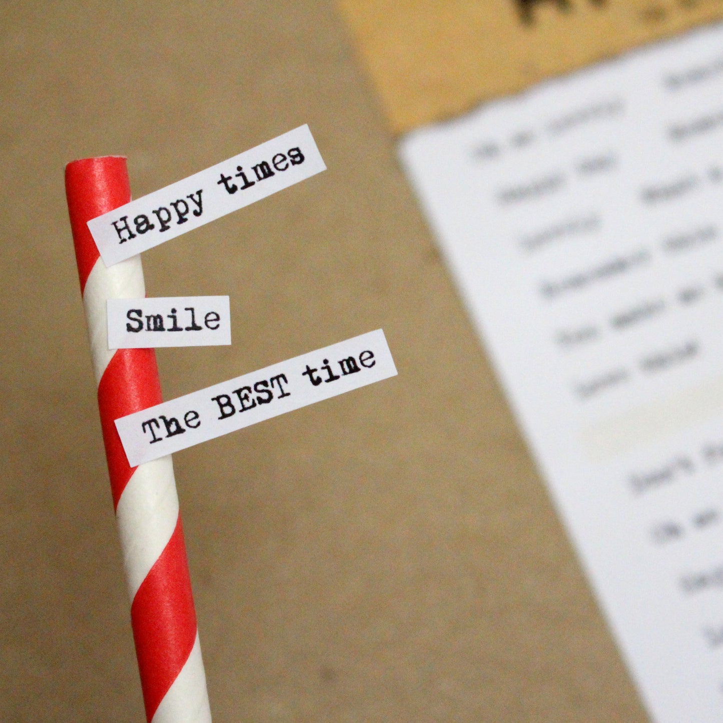 Oh So Lovely Phrases A6 Sticker Sheet