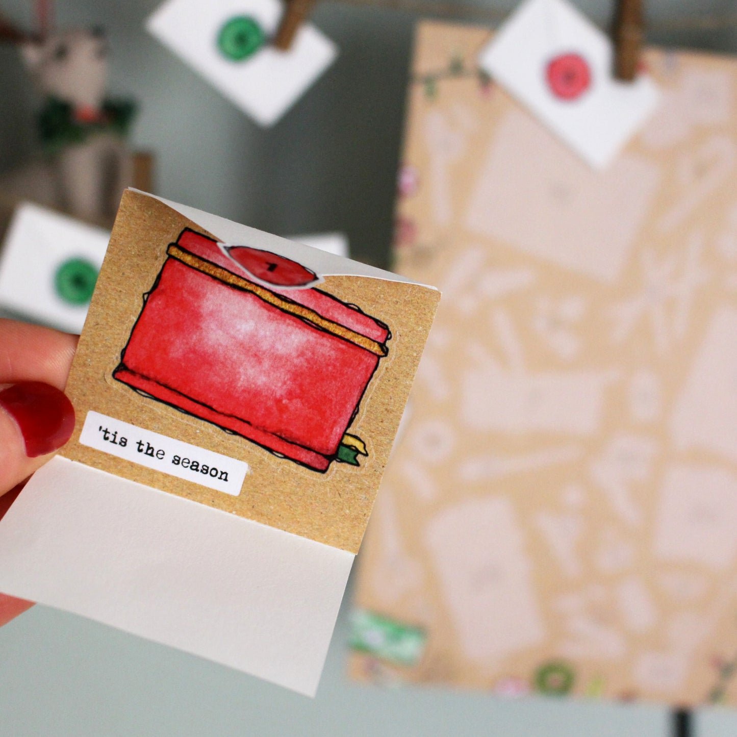 Festive Stationery Sticker Countdown Calendar