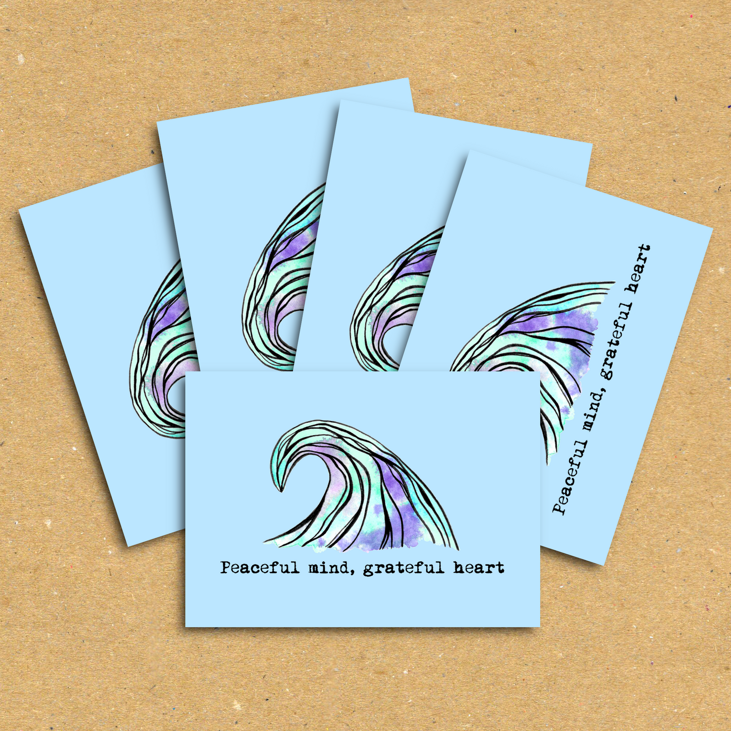 Rest Don't Quit Peaceful Mind Postcard Pack