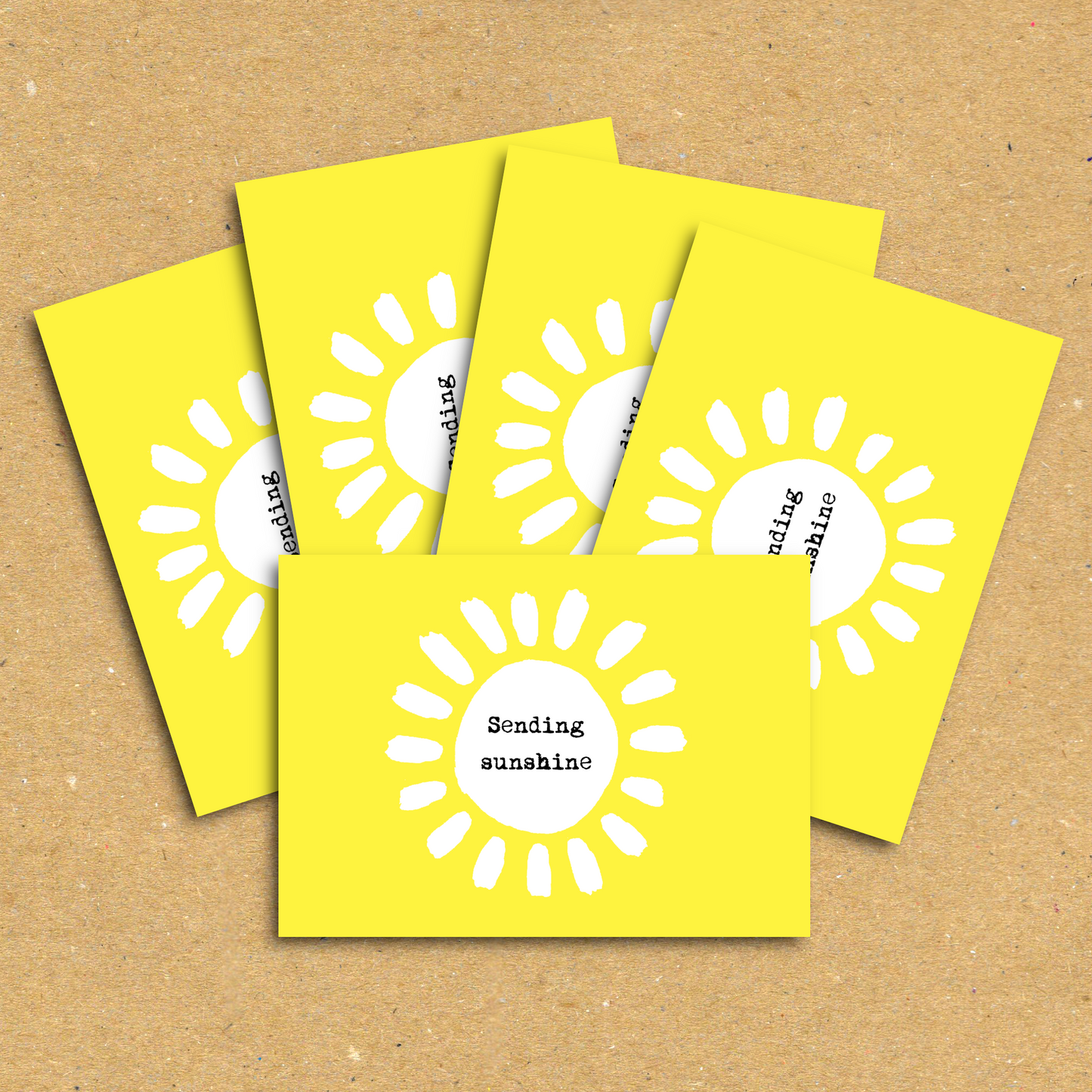 No Rain, No Flowers Sunshine Postcard Pack