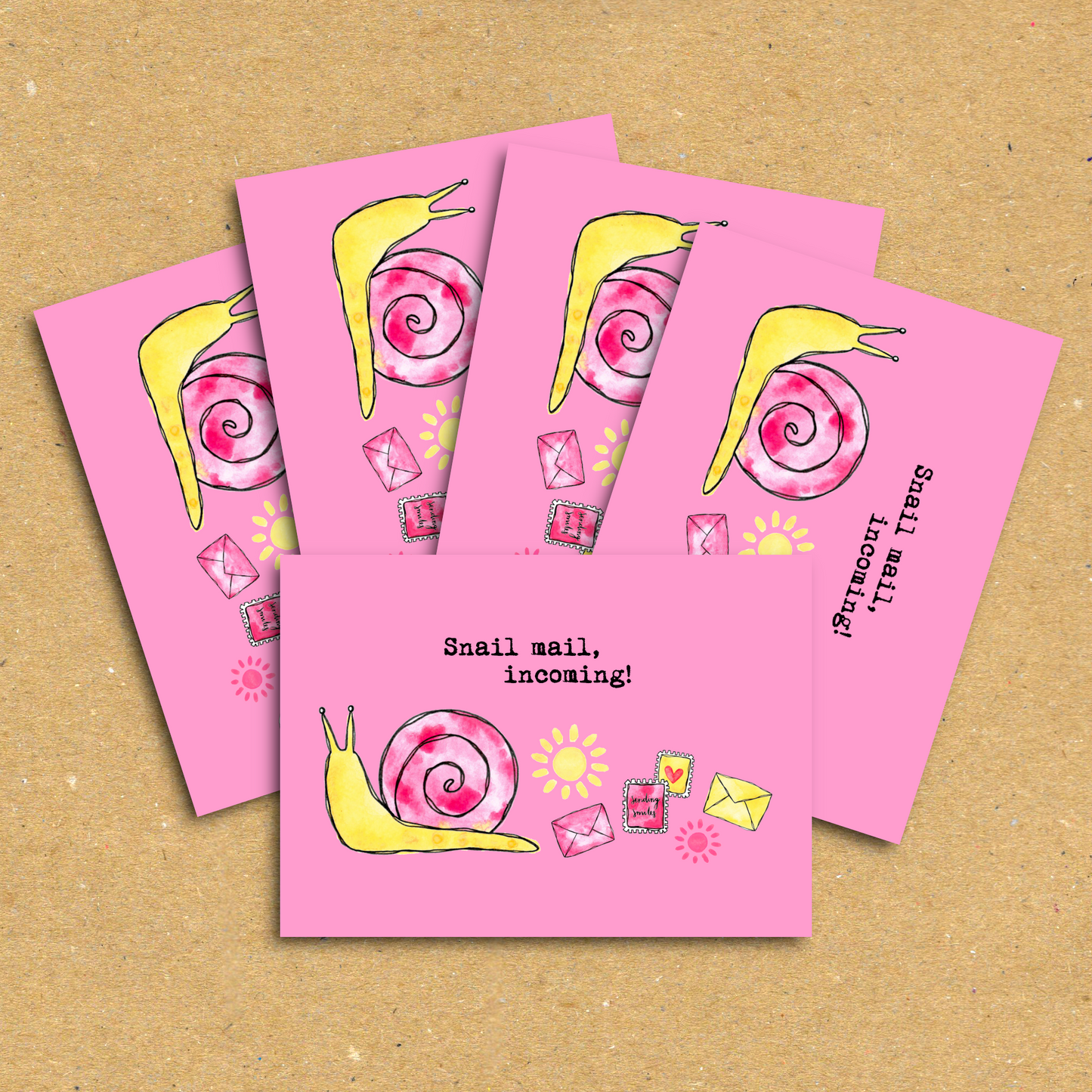 Sending Smiles Snail Mail Postcard Pack
