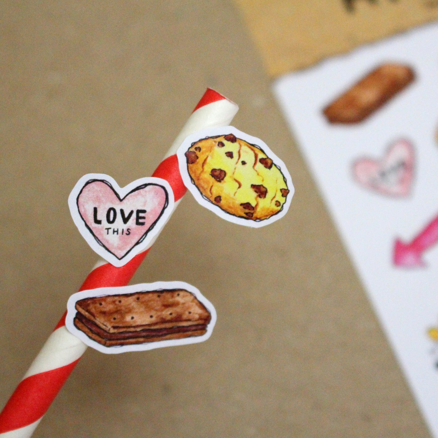 Taking The Biscuit A6 Sticker Sheet