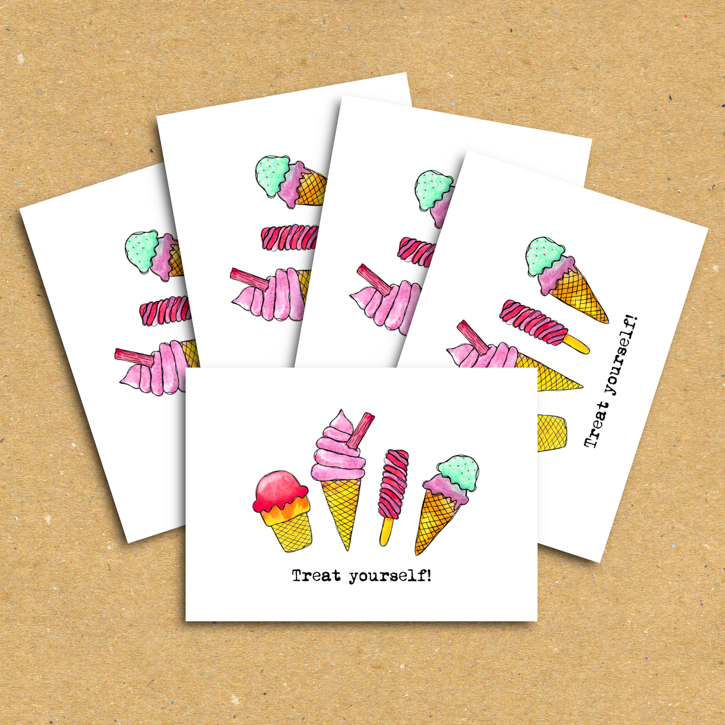 Summer Joy Treat Yourself Postcard Pack