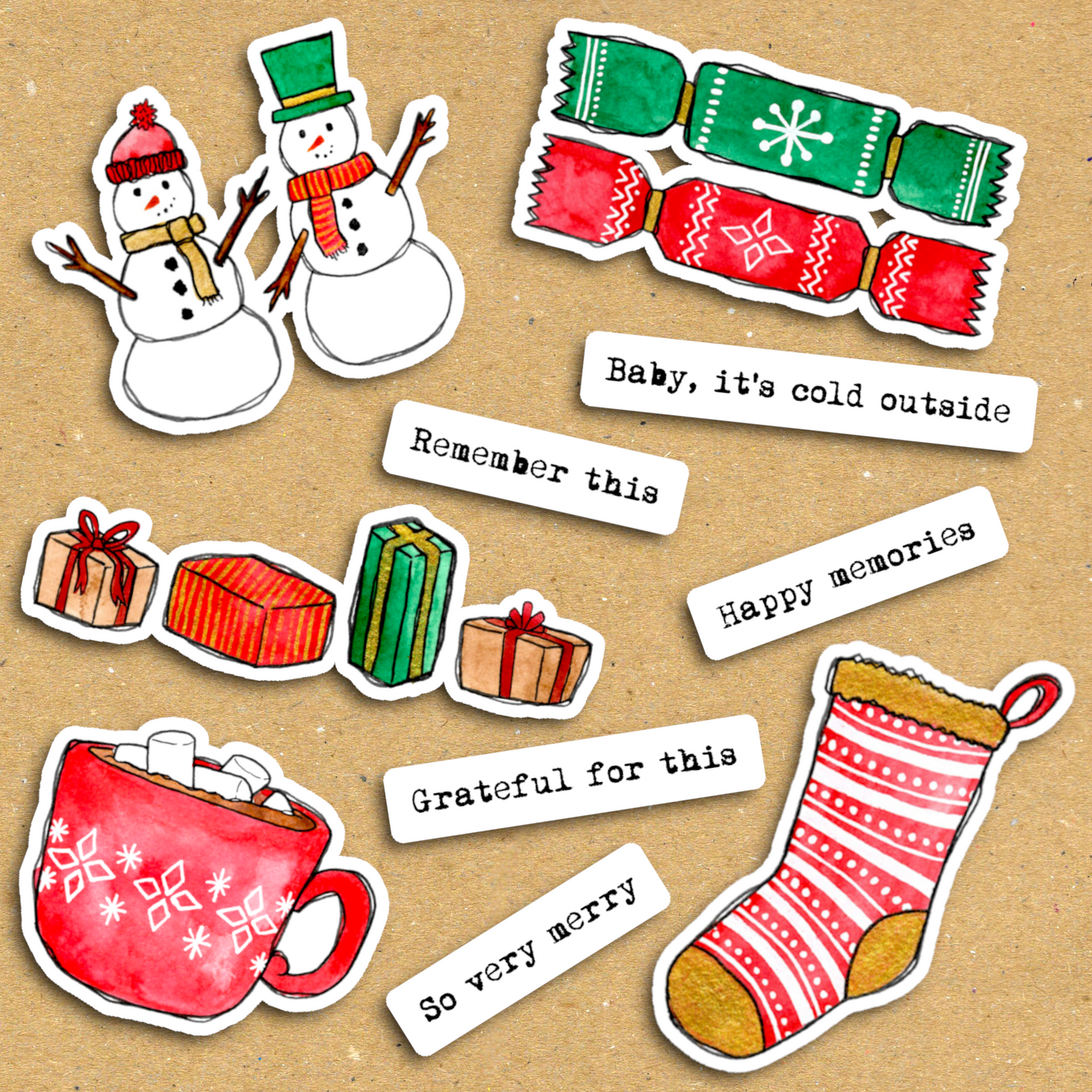 Very Merry Festivities Ephemera Pack