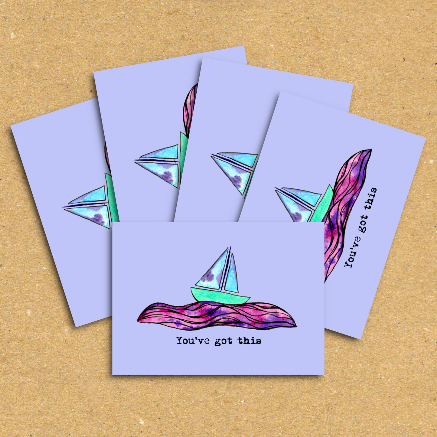 Rest Don't Quit You've Got This Postcard Pack