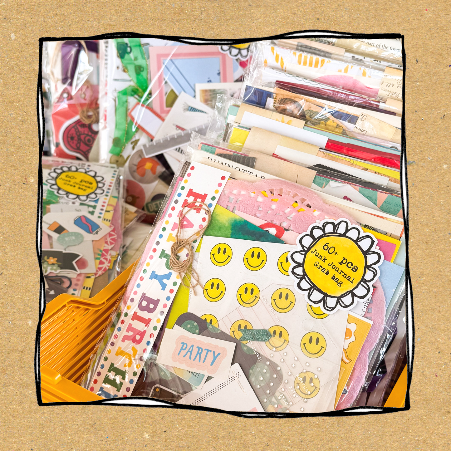 Junk Journal Grab Bag x60+ pieces
