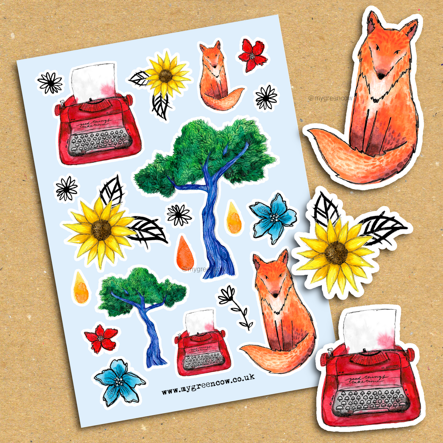 Best of 2020 A5 Sticker Sheet