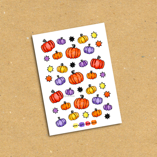 Pumpkins A6 Sticker Sheet