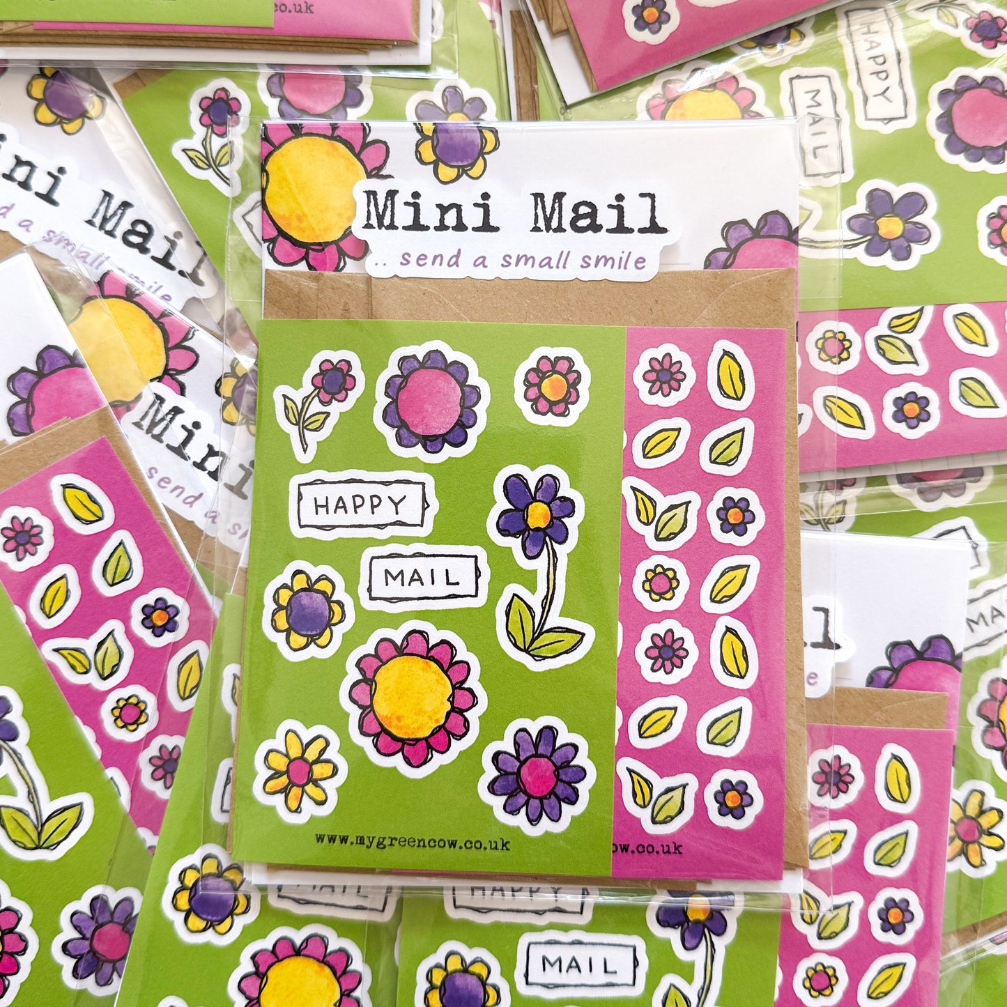 Floral Pop Mini Mail A6 Letter Set