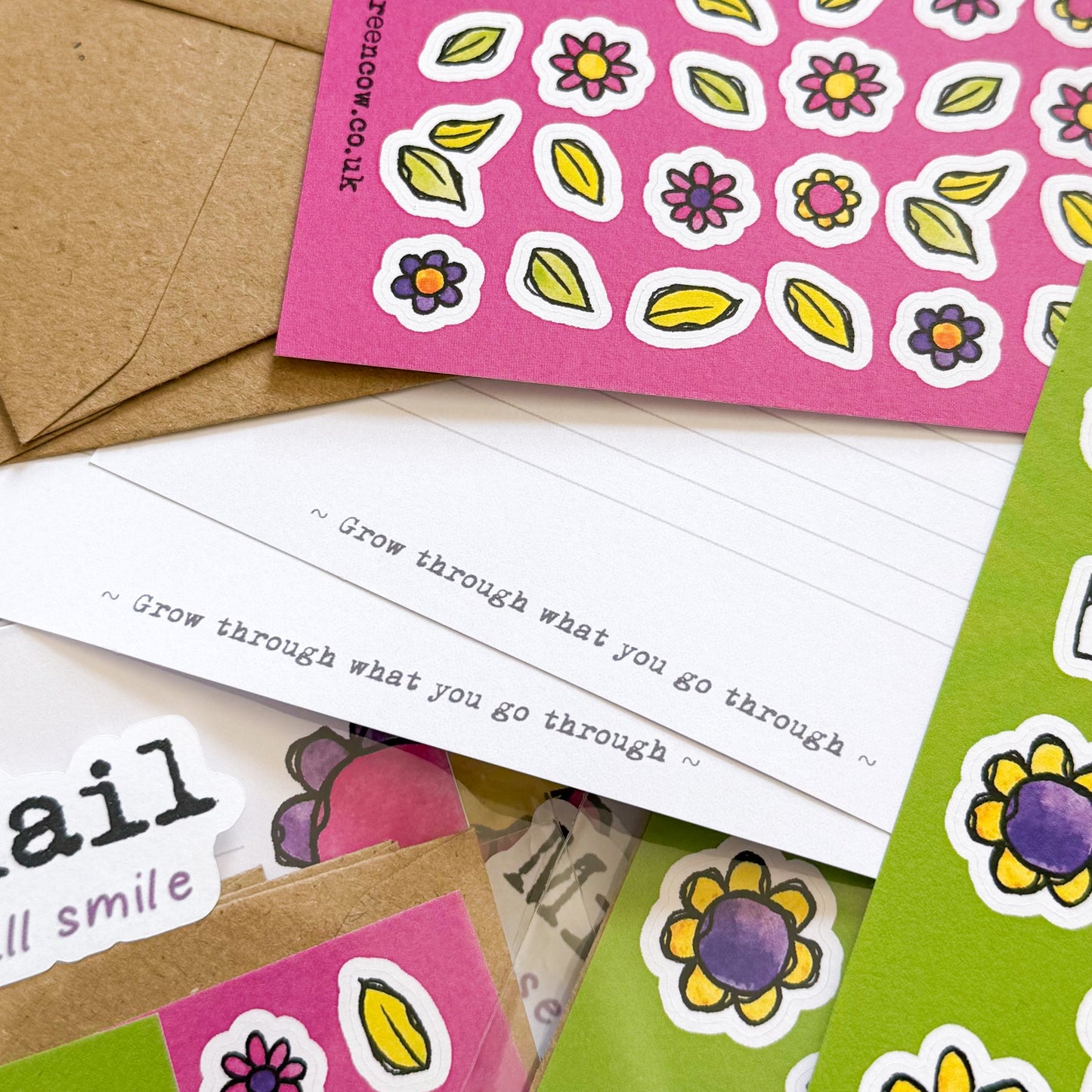 Floral Pop Mini Mail A6 Letter Set