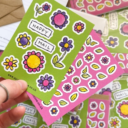 Floral Pop Mini Mail A6 Letter Set