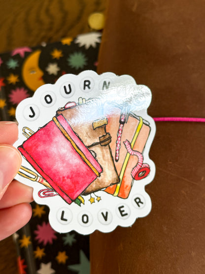 Journal Lover Vinyl Sticker