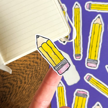 Pencils A5 Sticker Sheet