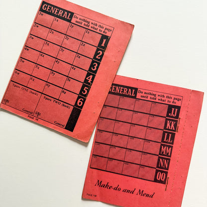 x2 Clothing Ration Books 1943-45 WW2