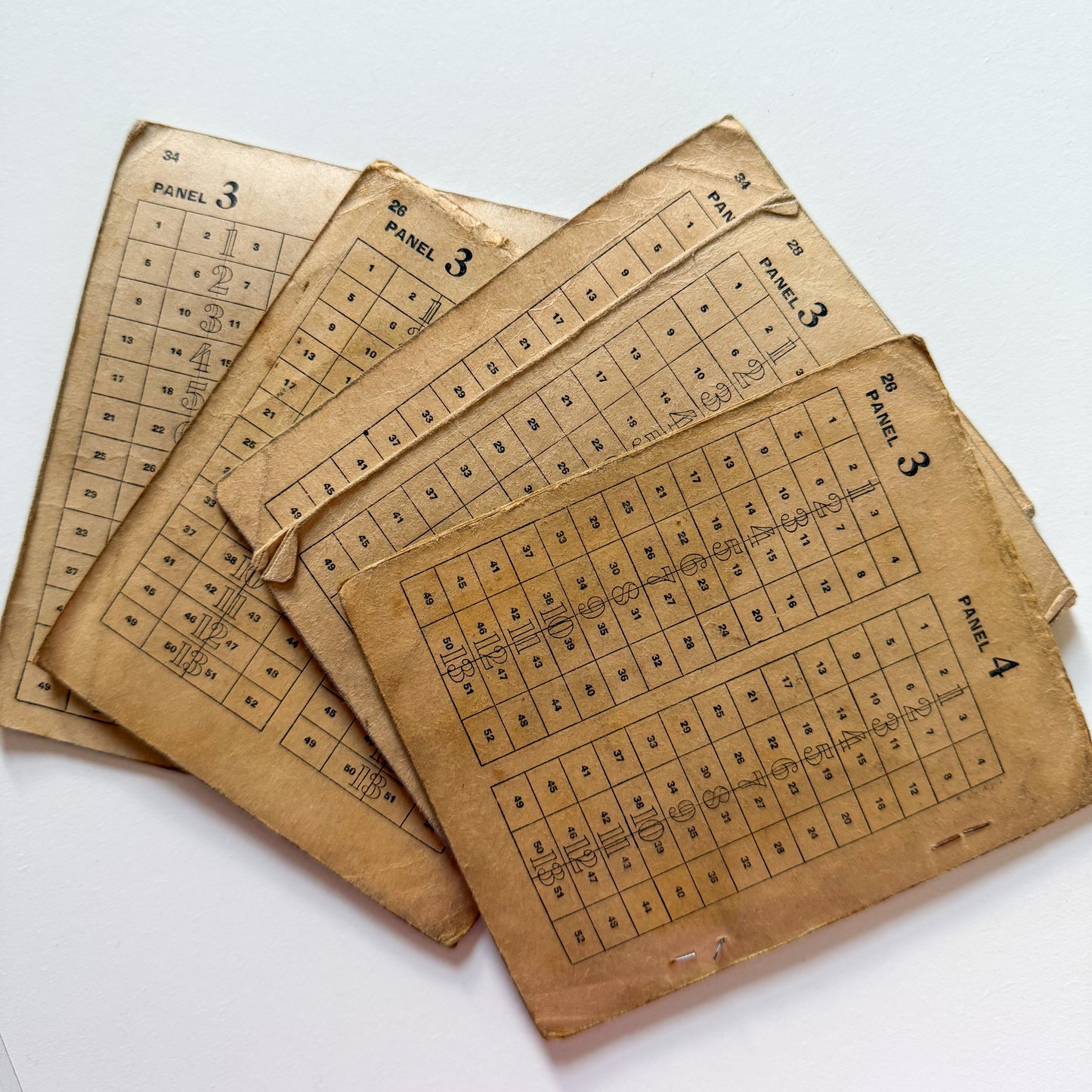 x5 Food Ration Books 1950-54 Post WW2
