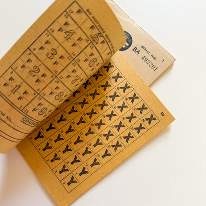 x2 Food Ration Books 1953-54 Post WW2