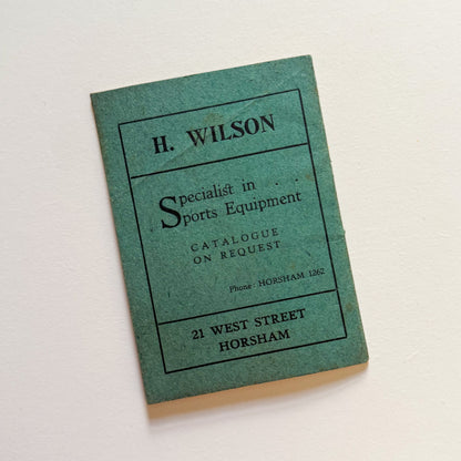 Cricket Records Booklet from 1937