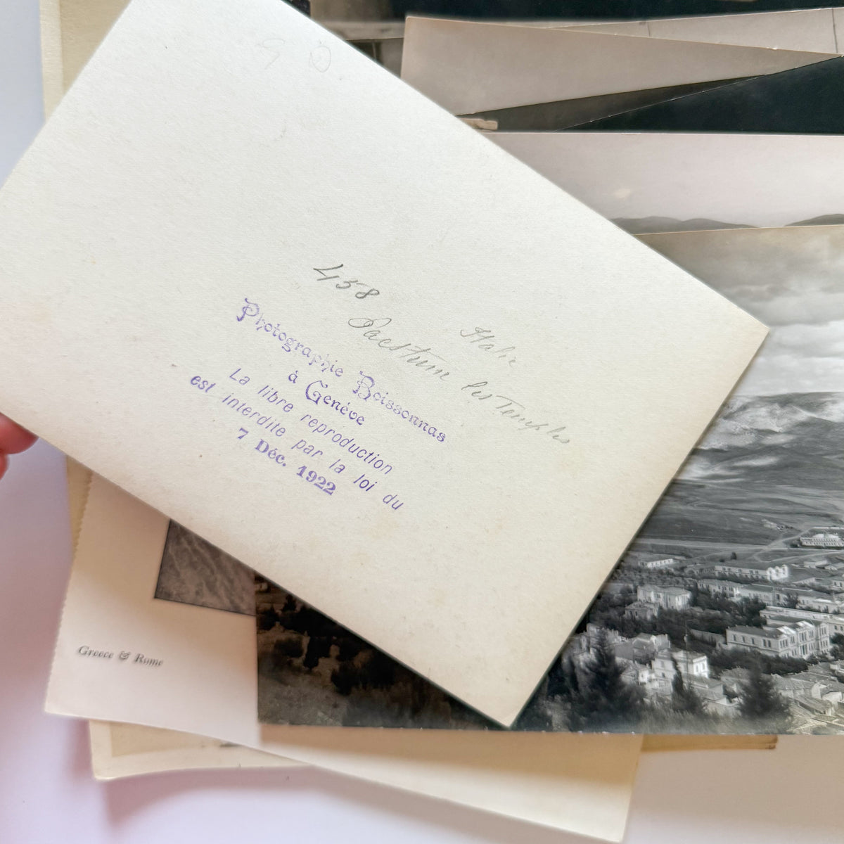 Photography of Ancient Rome & Greece from 1922