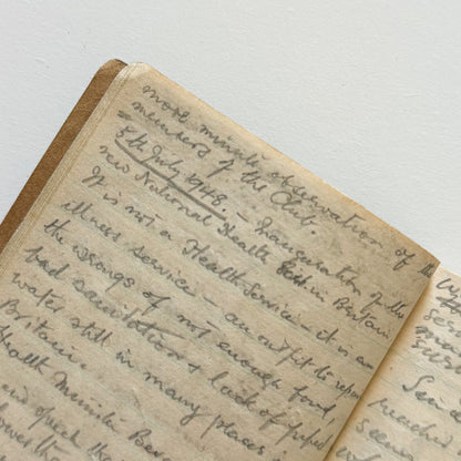 Common Place Memo Book from 1940s