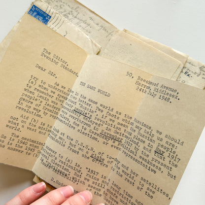 Common Place Memo Book from 1940s