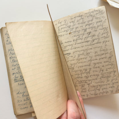 Common Place Memo Book from 1940s