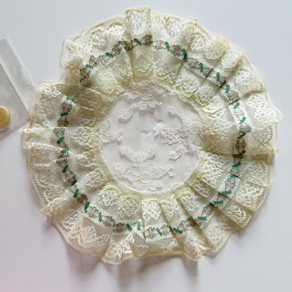 Vintage Doily & Buttons