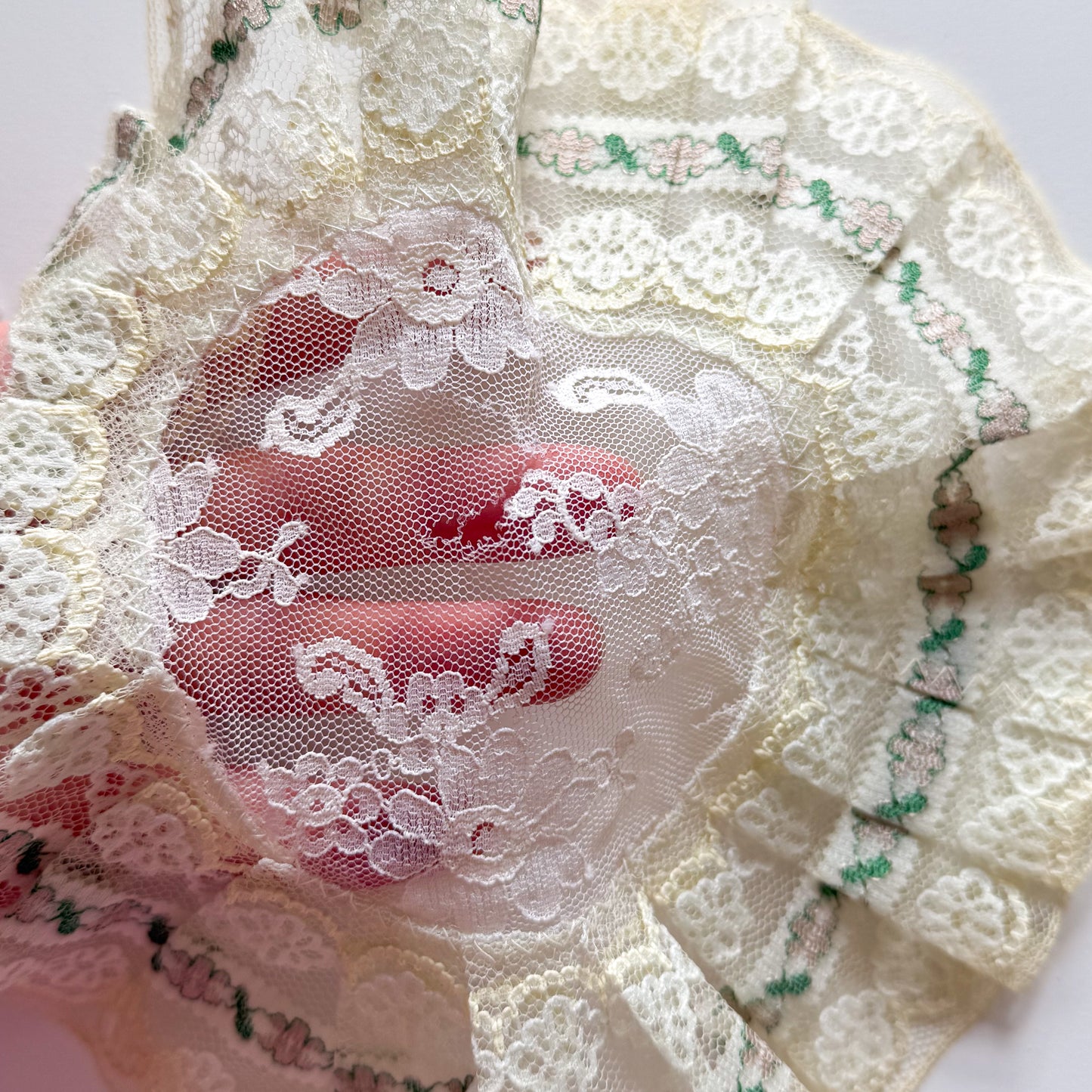 Vintage Doily & Buttons
