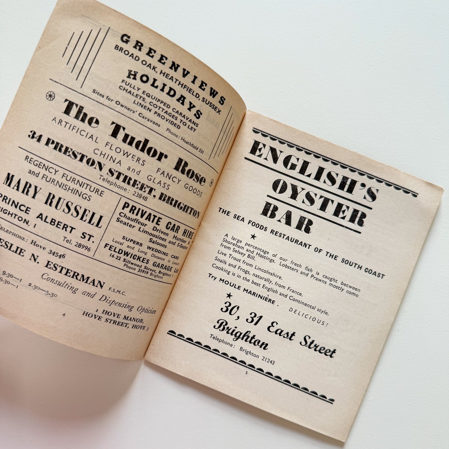 Theatre Royal Brighton Programme for Into Thin Air 1955