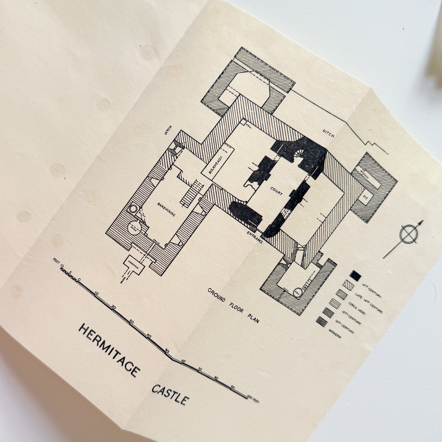 Hermitage Castle Guide Book from 1957