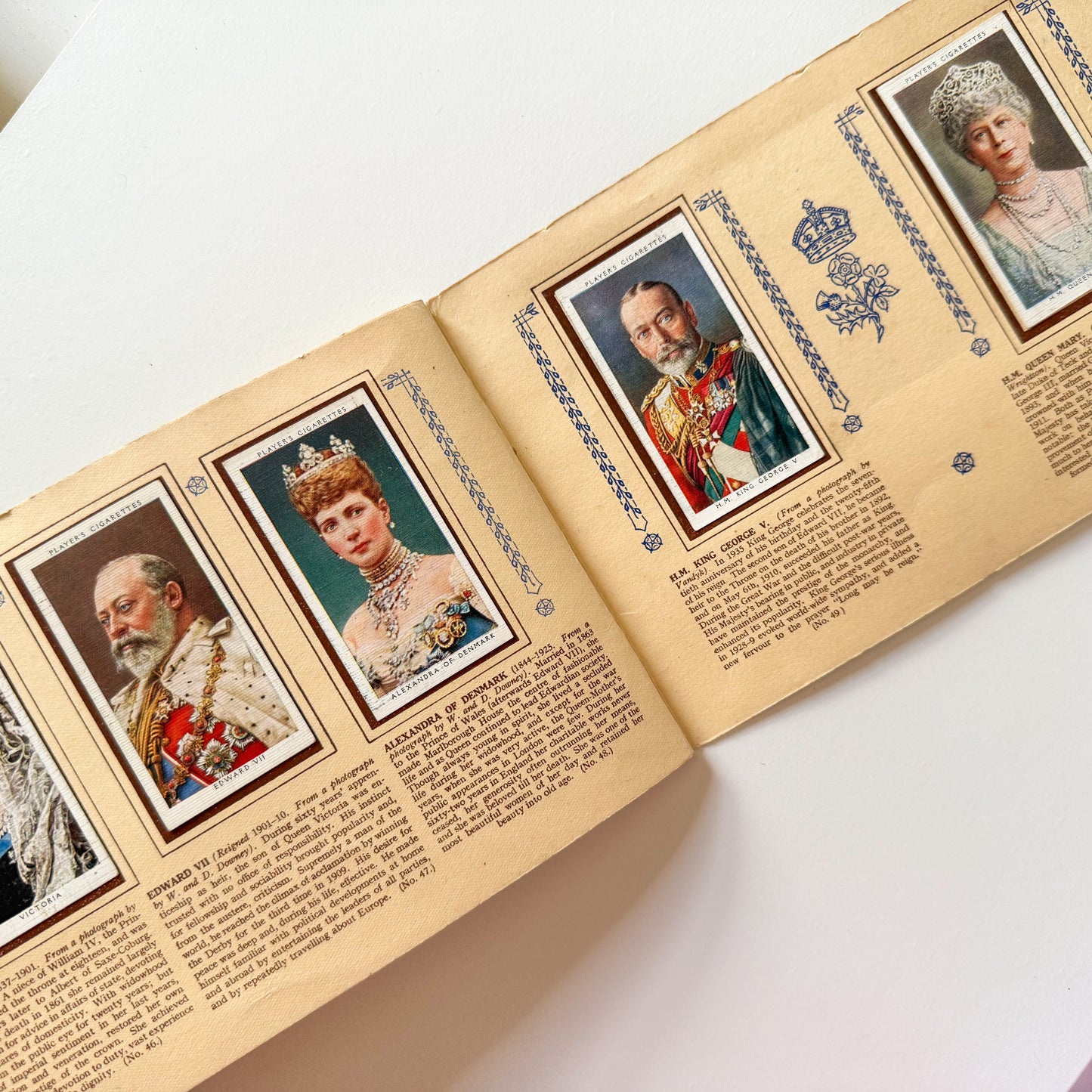 The Kings & Queens of England Cigarette Card Album 1935