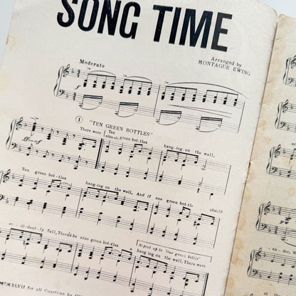 Song Time Grand Selection Music Booklet 1950s