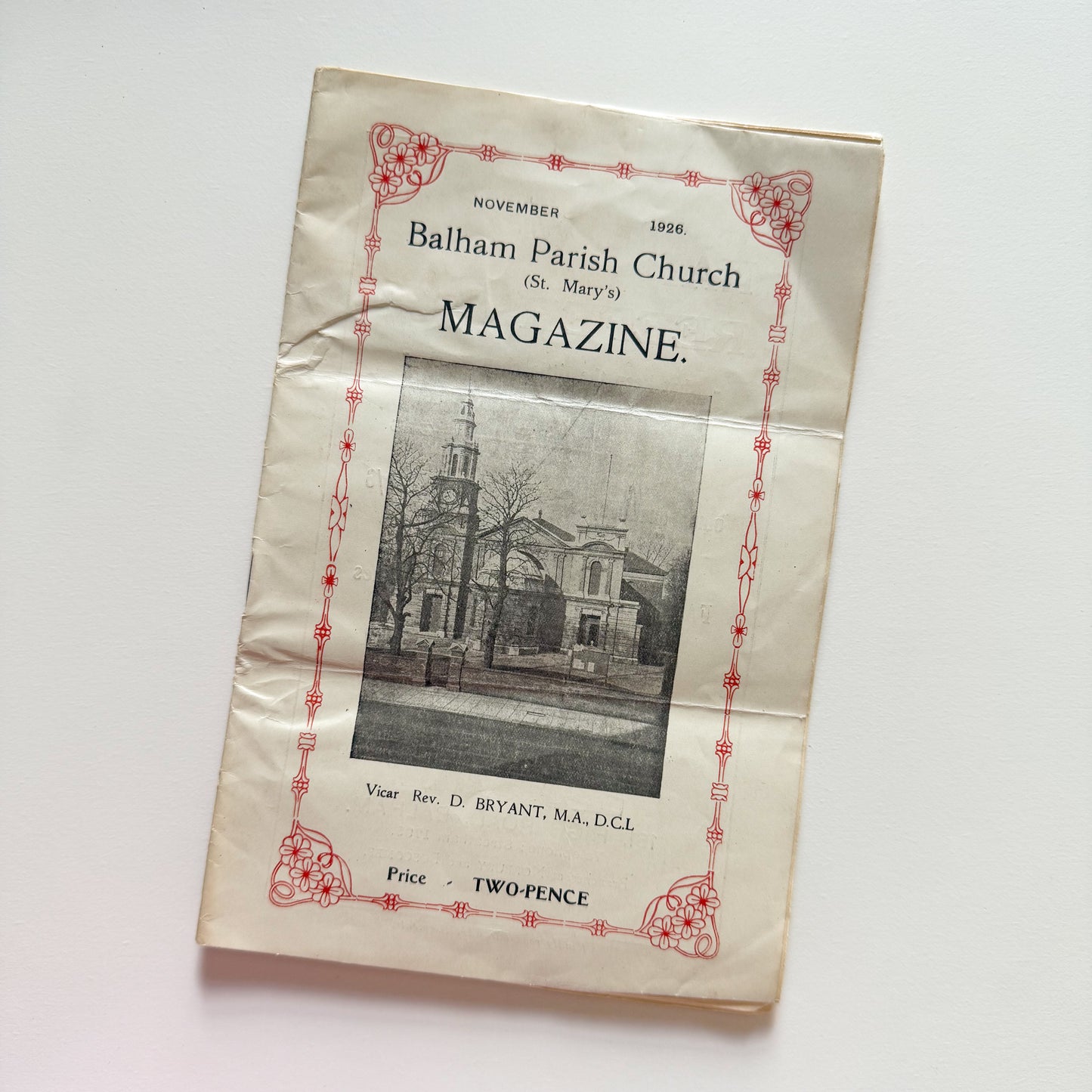 Balham Parish Church Magazine 1926