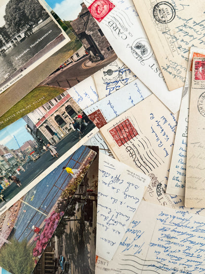 x5 Genuine Vintage Postcards 1950-1990s