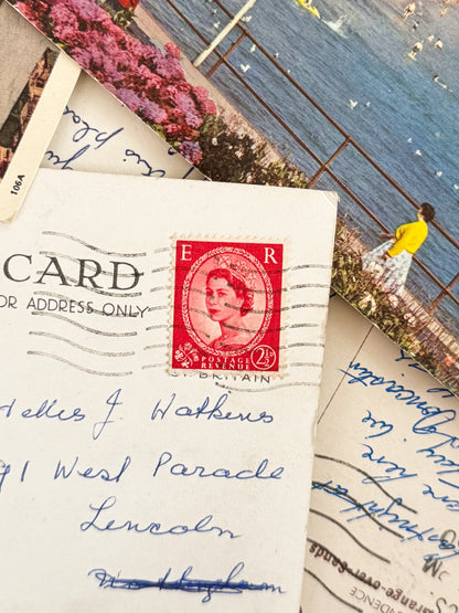 x5 Genuine Vintage Postcards 1950-1990s