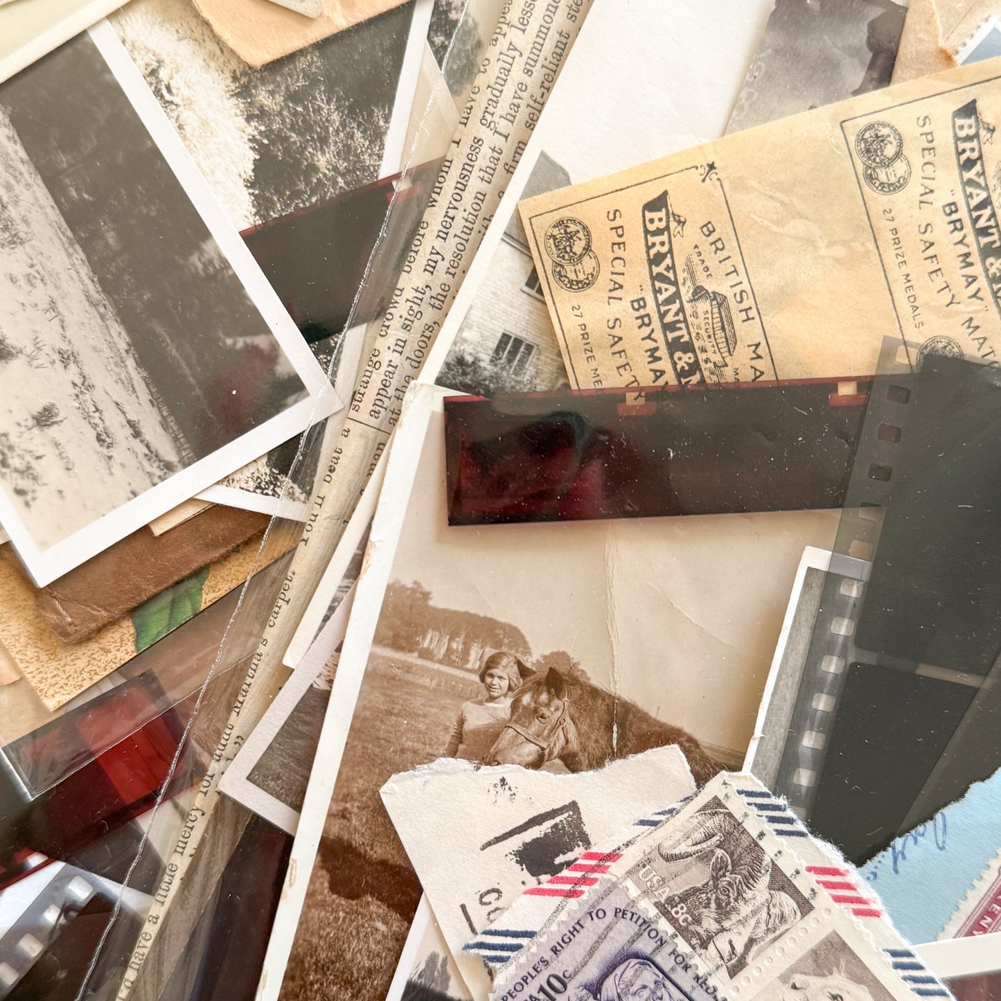 Genuine Vintage Junk Journal Grab Bag x30+ pieces